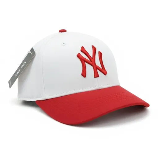 New Era 9FORTY New York Yankees Cap – White & Red Adjustable